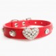 Collare cuore con strass